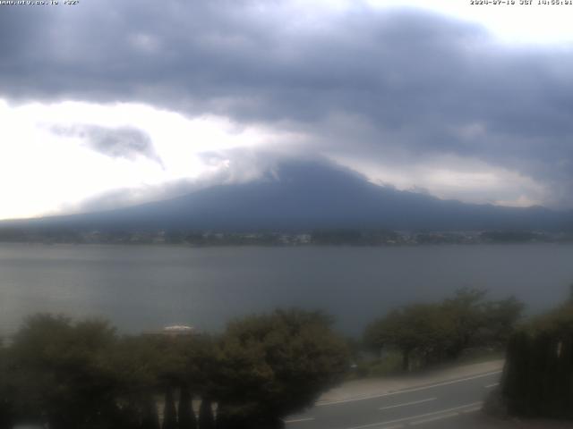 河口湖からの富士山