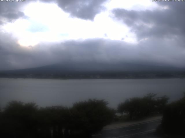 河口湖からの富士山