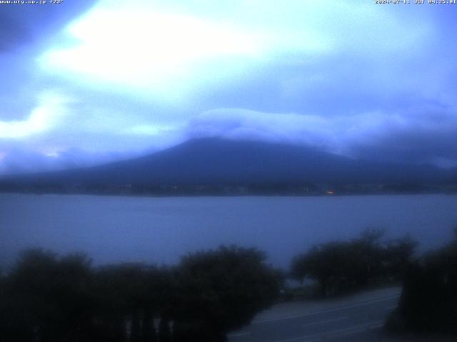 河口湖からの富士山