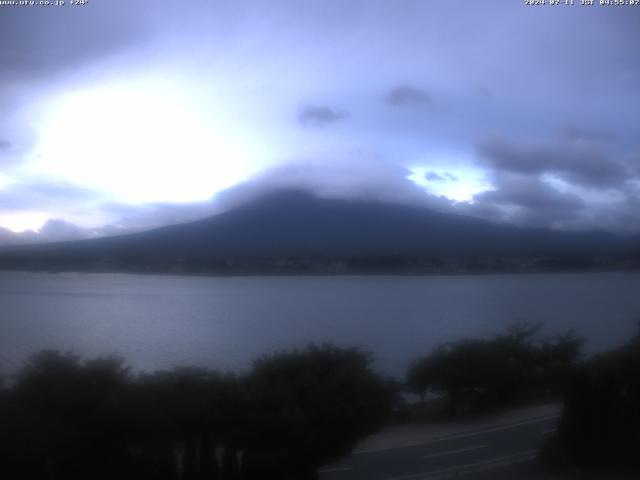 河口湖からの富士山