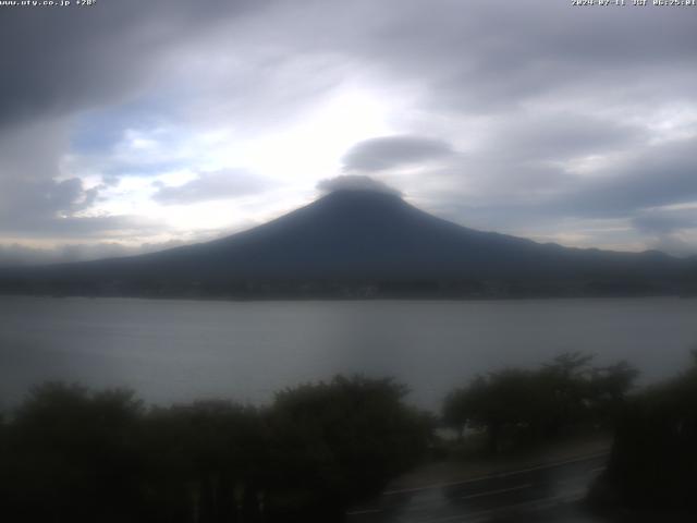 河口湖からの富士山