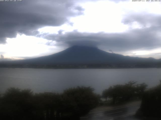 河口湖からの富士山