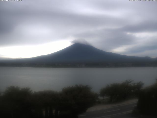 河口湖からの富士山