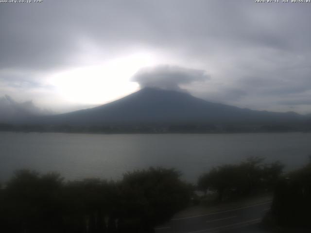 河口湖からの富士山