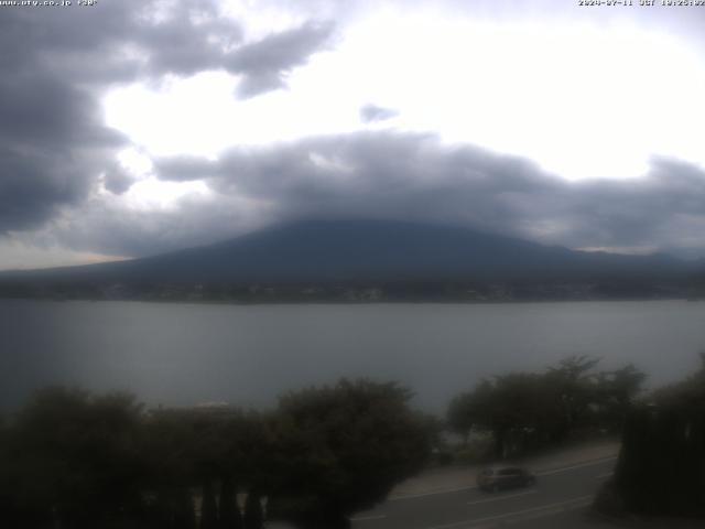 河口湖からの富士山