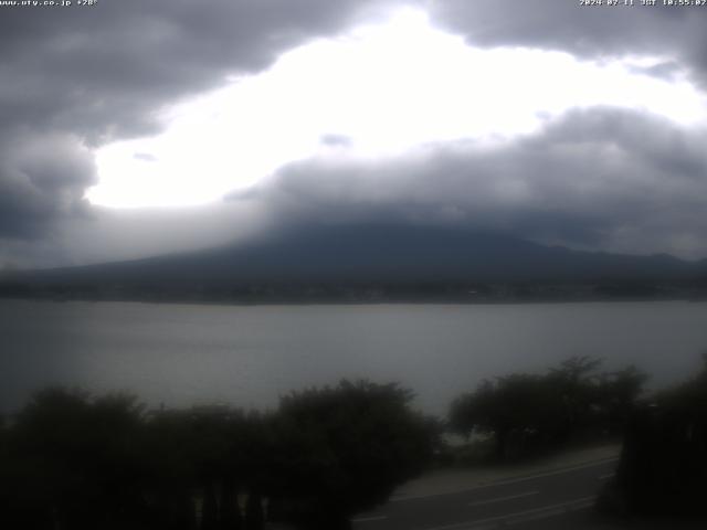 河口湖からの富士山