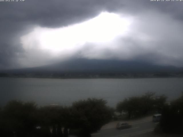 河口湖からの富士山