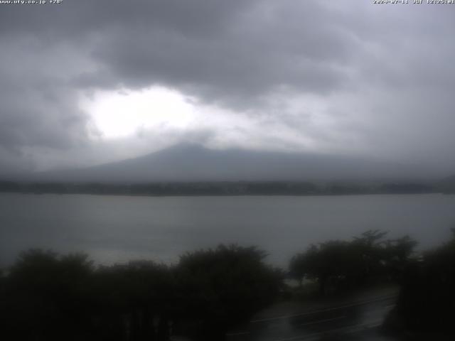 河口湖からの富士山