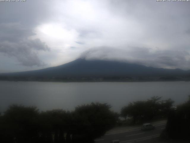 河口湖からの富士山