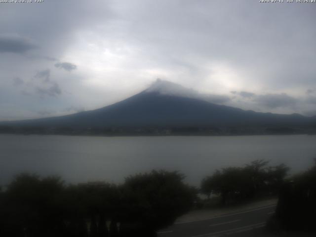 河口湖からの富士山