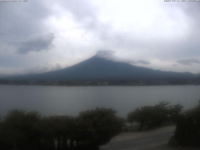 河口湖からの富士山