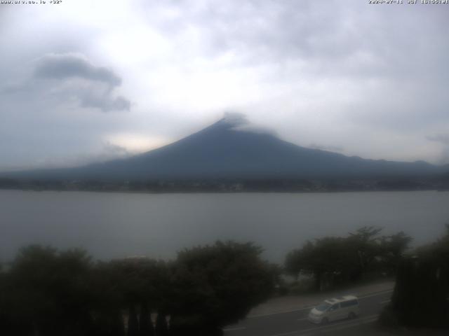 河口湖からの富士山