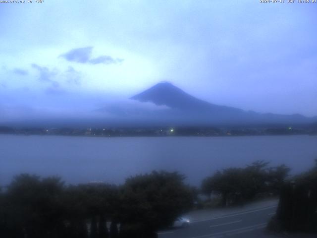 河口湖からの富士山