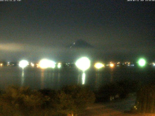 河口湖からの富士山