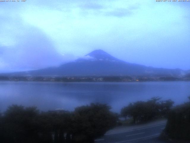 河口湖からの富士山