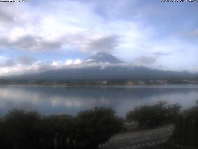 河口湖からの富士山