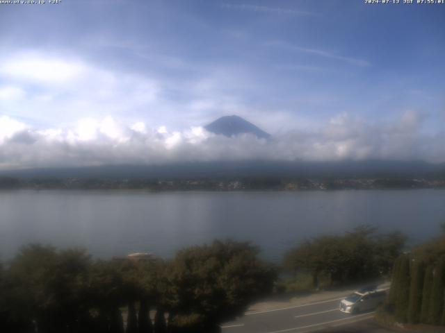 河口湖からの富士山