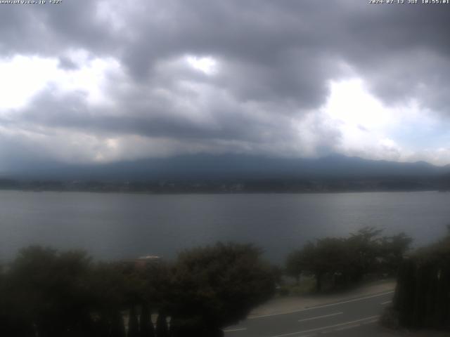 河口湖からの富士山