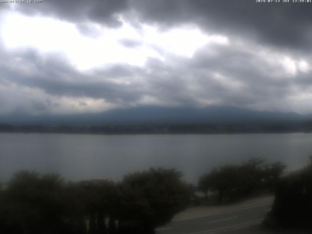 河口湖からの富士山