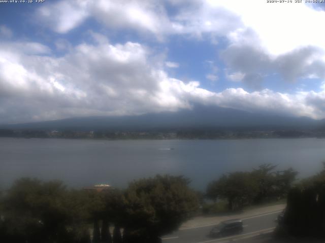 河口湖からの富士山