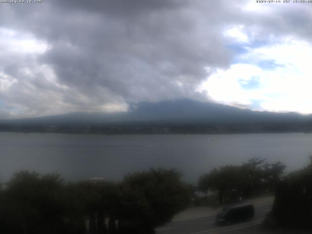 河口湖からの富士山