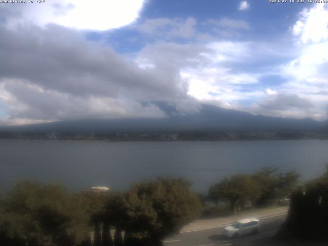 河口湖からの富士山