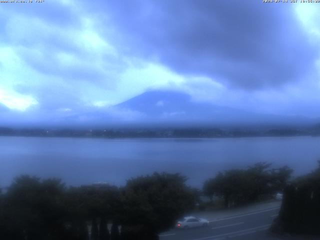 河口湖からの富士山