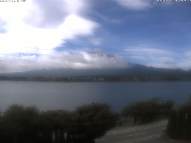 河口湖からの富士山