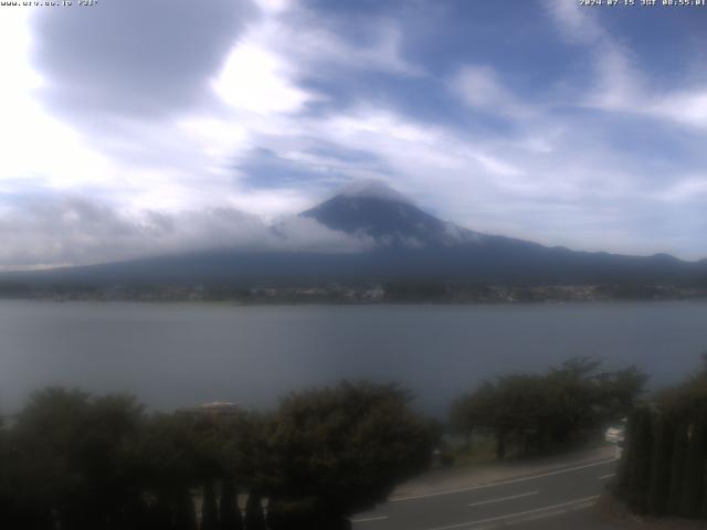 河口湖からの富士山