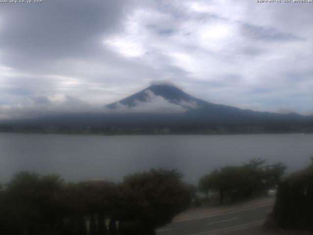 河口湖からの富士山