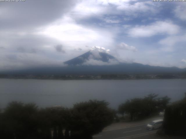 河口湖からの富士山