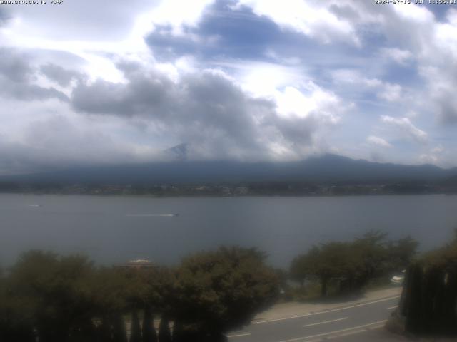 河口湖からの富士山