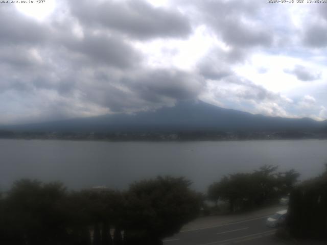 河口湖からの富士山