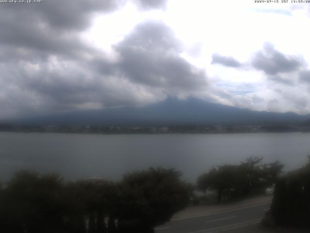 河口湖からの富士山