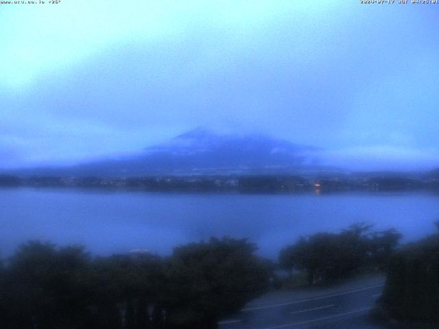 河口湖からの富士山