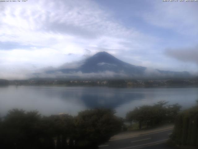 河口湖からの富士山