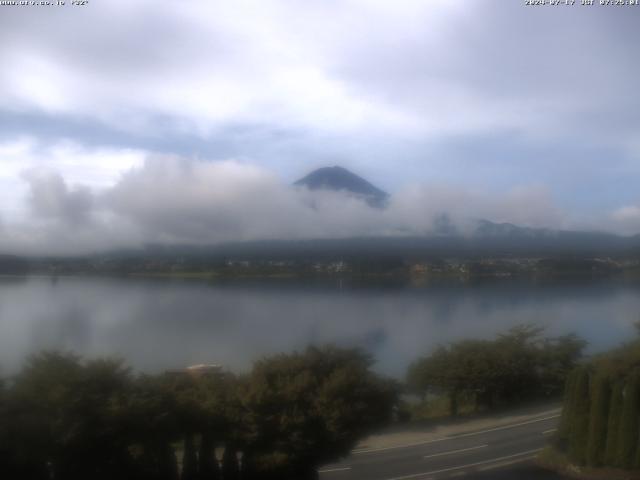 河口湖からの富士山