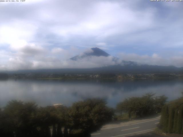 河口湖からの富士山