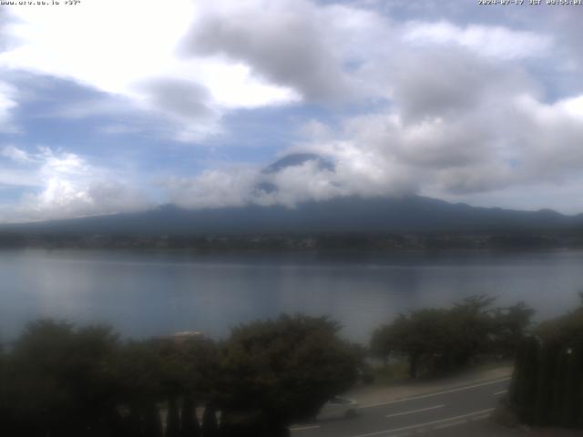 河口湖からの富士山