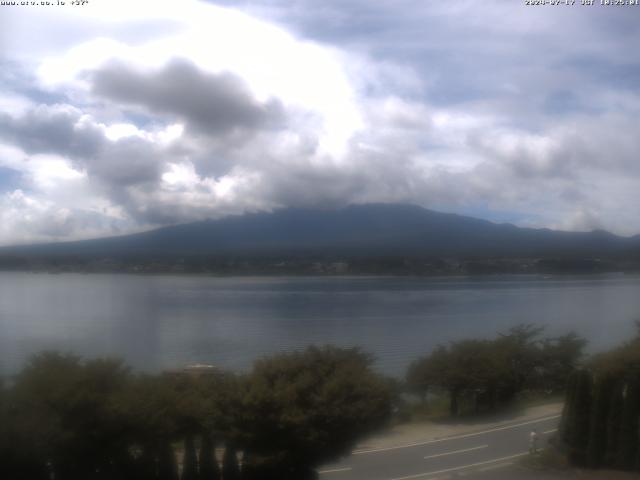 河口湖からの富士山