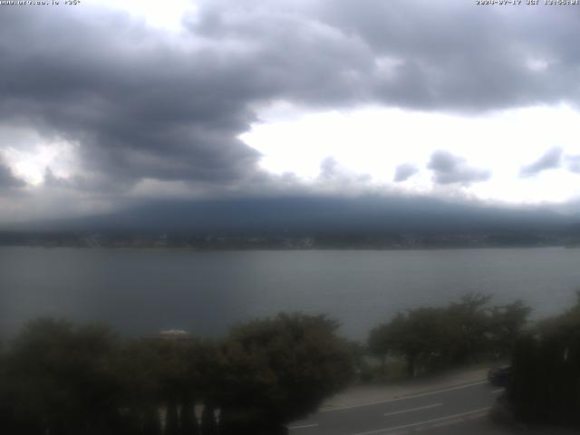 河口湖からの富士山