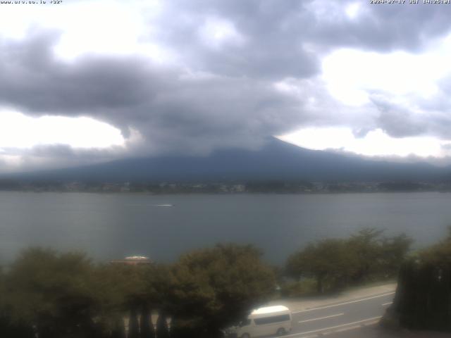 河口湖からの富士山