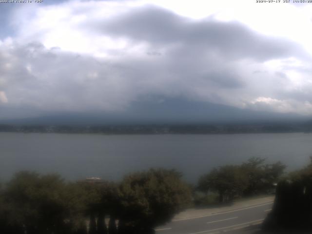 河口湖からの富士山