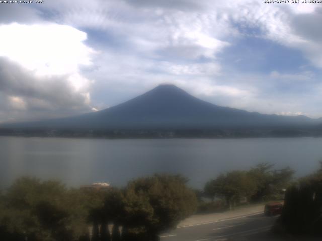 河口湖からの富士山