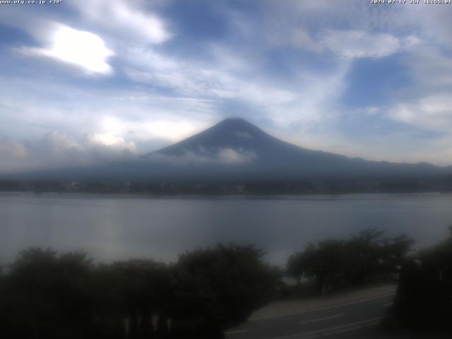 河口湖からの富士山