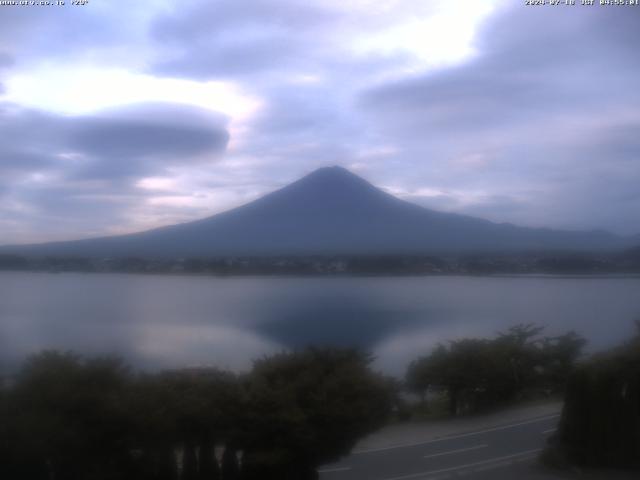 河口湖からの富士山