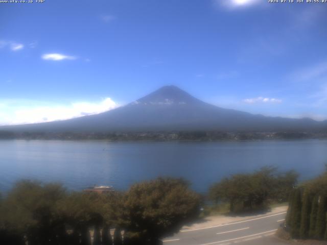 河口湖からの富士山