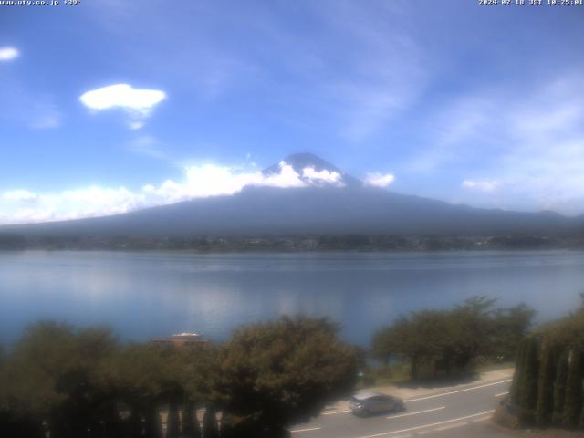 河口湖からの富士山