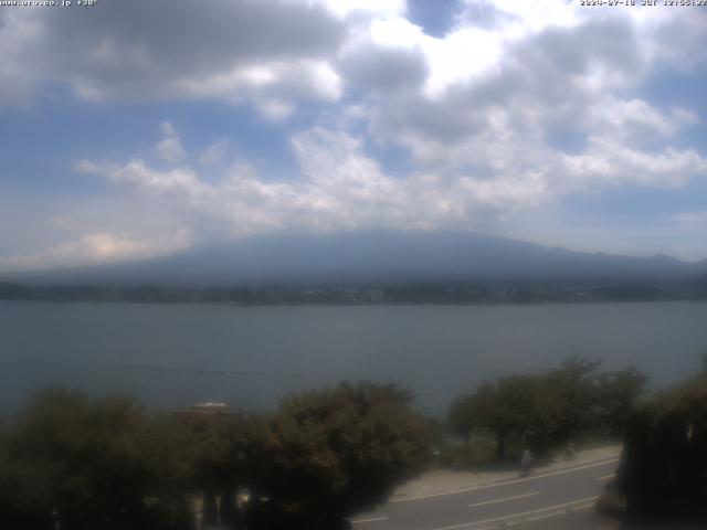 河口湖からの富士山