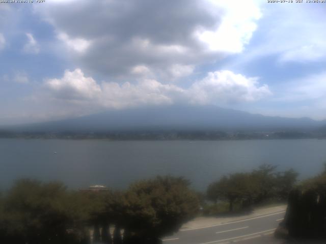 河口湖からの富士山